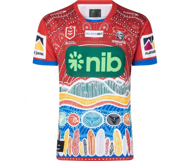 Newcastle Knights Mens Indigenous Rugby Jersey 2023