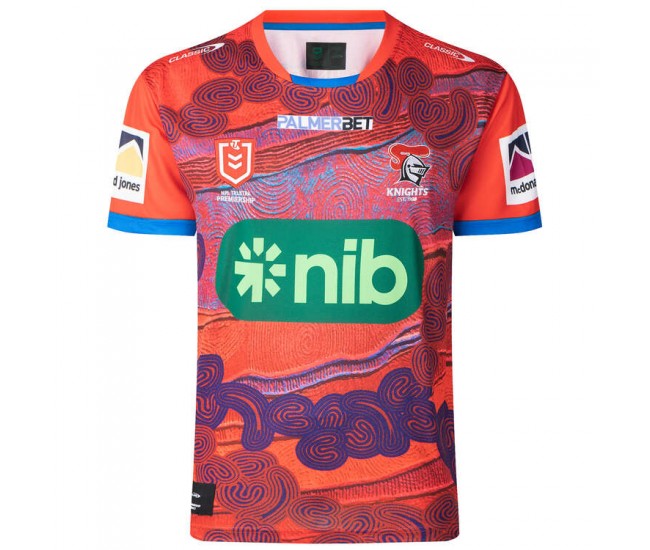 Newcastle Knights Mens Indigenous Rugby Jersey 2024