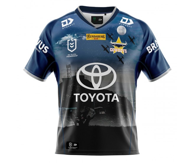 North Queensland Cowboys Men's Defence Rugby Jersey 2022