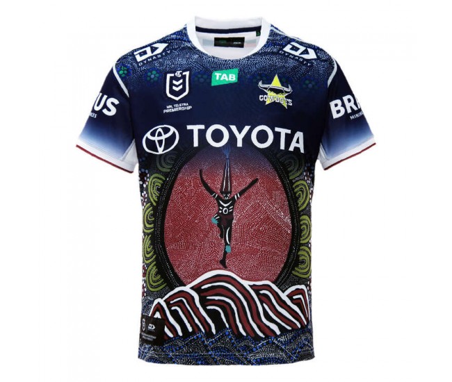 North Queensland Cowboys Mens Indigenous Rugby Jersey 2023