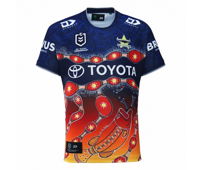 North Queensland Cowboys Men's Indigenous Rugby Jersey 2024