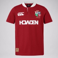British And Irish Lions Classic Red Rugby Jersey 2025