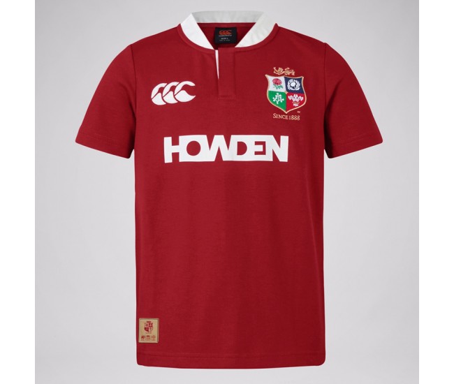 British And Irish Lions Classic Red Rugby Jersey 2025