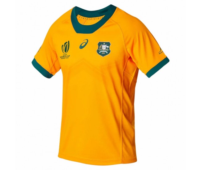 Australia Mens Home Rugby World Cup Jersey 2023
