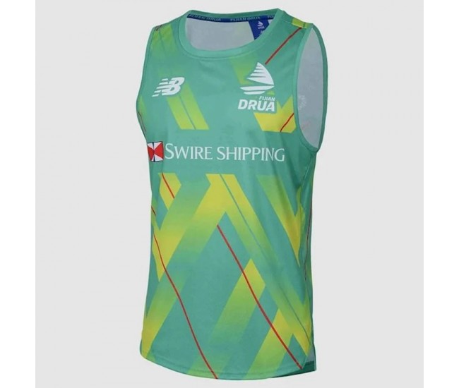 Fiji Drua Men's Green Training Rugby Singlet 2025
