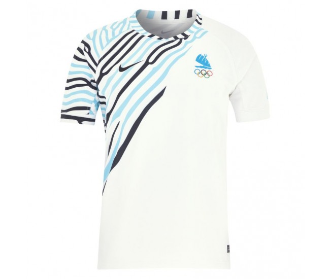 Paris Olympics 2024 Fiji Sevens Mens Home Rugby Jersey