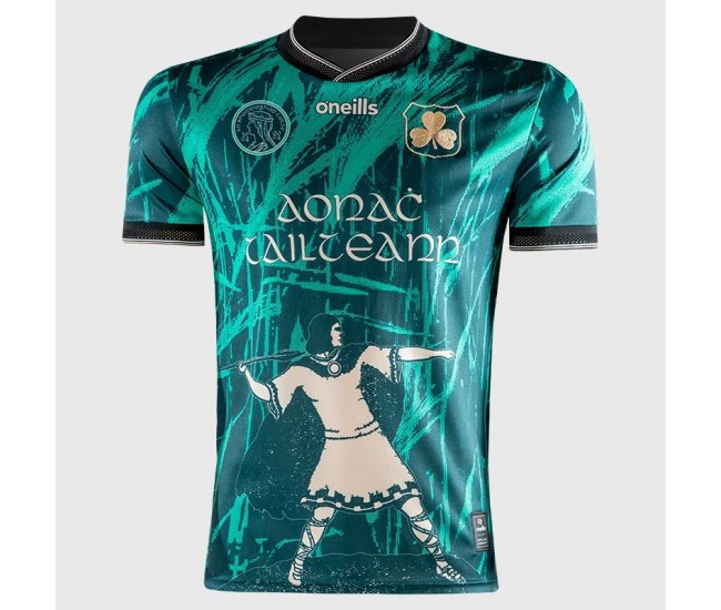 Ireland Men's Tailteann Games Rugby Jersey Green 2024