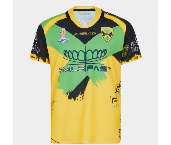 Jamaica Men's RLWC Home Rugby Jersey 2021-22
