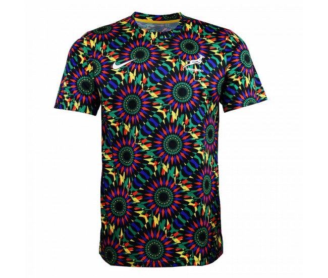 South Africa Springboks Mens Pre Match Rugby Jersey 2025