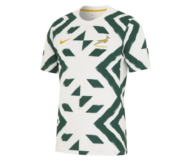 South Africa Springboks Mens Pre Match Rugby Jersey 2024