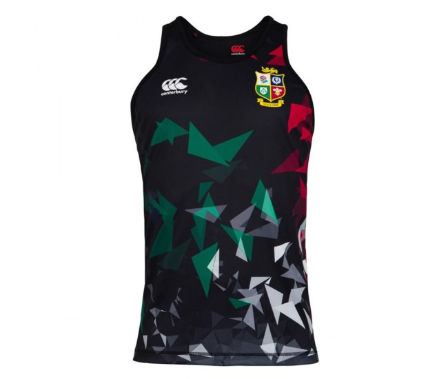 CCC British And Irish Lions Mens Rugby Singlet 2021 Black