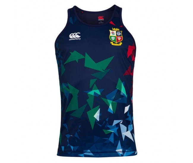 CCC British And Irish Lions Mens Rugby Singlet 2021 Navy