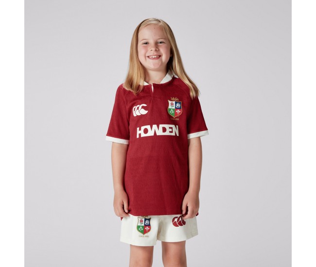 Junior British And Irish Lions Red Rugby Jersey 2025