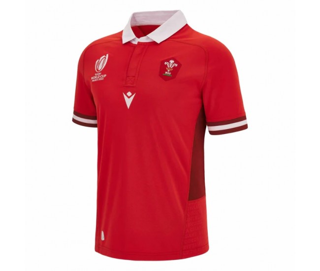 Wales Mens Home Rugby World Cup Jersey 2023