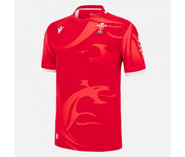 Welsh Mens Commonwealth Games Home Rugby Jersey 2022-23
