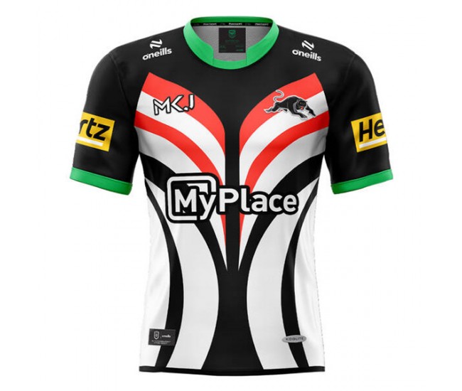 Penrith Panthers Men's Warm Up Rugby Tee 2025