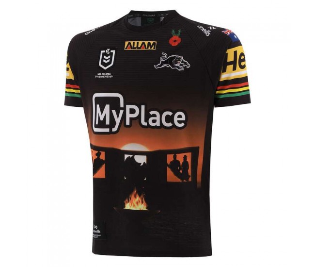 Penrith Panthers Mens Anzac Rugby Jersey 2025