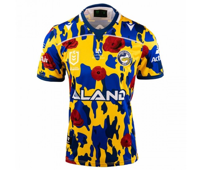 Parramatta Eels Mens Anzac Rugby Jersey 2022
