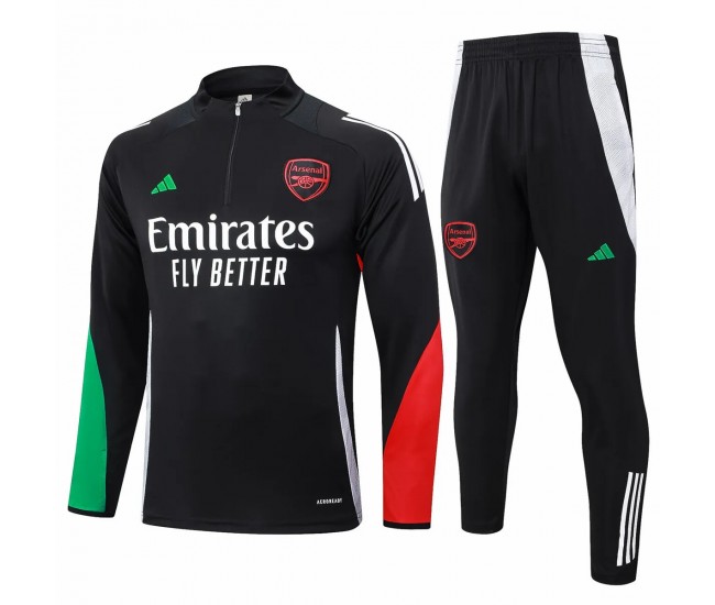 24-25 Arsenal FC Black Training Technical Tracksuit