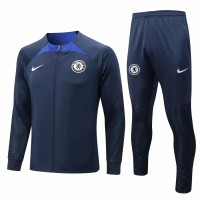 2022-23 Chelsea FC Navy Training Presentation Soccer Tracksuit