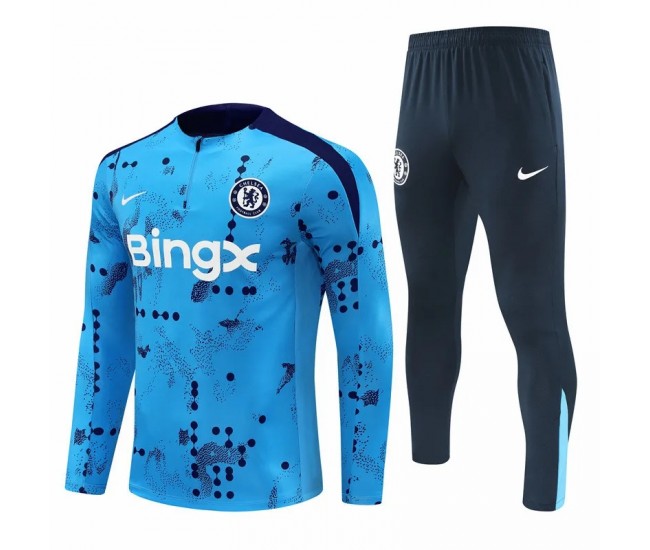 24-25 Chelsea Mens Blue Training Technical Tracksuit