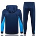 24-25 Chelsea Mens Navy Training Hooded Presentation Tracksuit