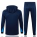 24-25 Chelsea Mens Navy Training Hooded Technical Tracksuit