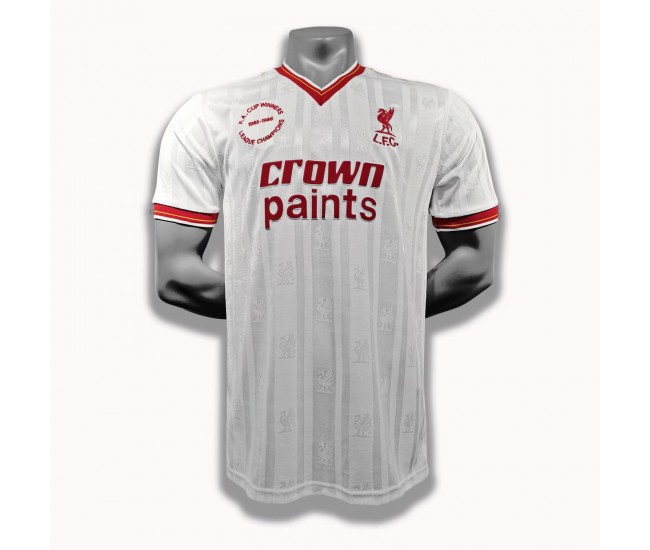 1985-1986 Liverpool FC Away Retro Jersey 
