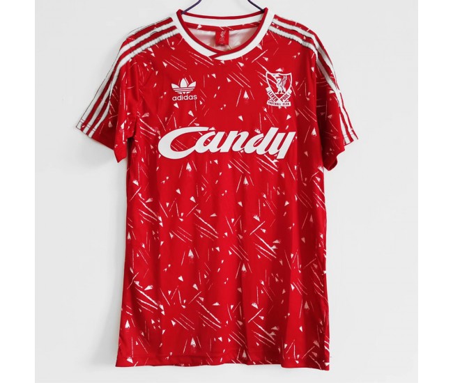 1989-1991 Liverpool FC Home Retro Jersey 