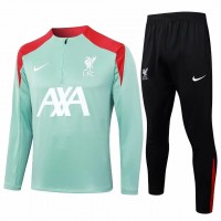 24-25 Liverpool FC Mens Green Training Technical Tracksuit
