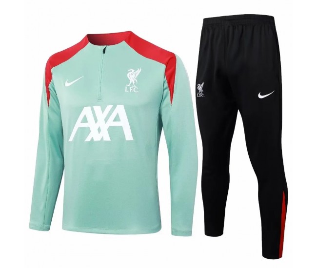 24-25 Liverpool FC Mens Green Training Technical Tracksuit