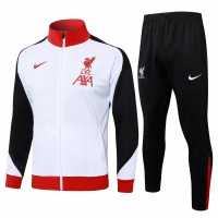24-25 Liverpool FC Mens White Training Presentation Tracksuit