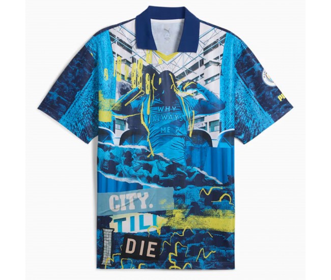 24-25 Manchester City Men's ftblNRGY Blue Soccer Jersey