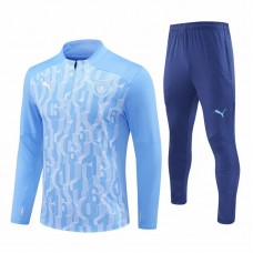 24-25 Manchester City FC Mens Blue Training Technical Tracksuit