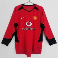 2002-2003 Manchester United FC Long Sleeve Home Retro Jersey