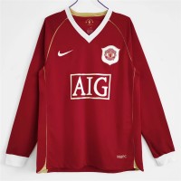 2006-2007 Manchester United FC Long Sleeve Home Retro Jersey