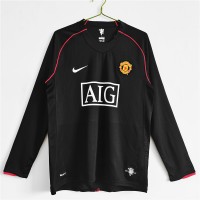 2007-2008 Manchester United FC Long Sleeve Away Retro Jersey 