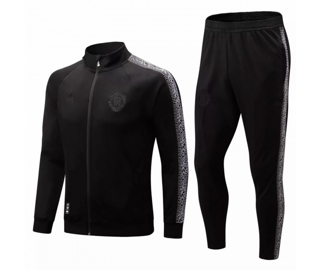 2022-23 Manchester United Black Training Presentation Soccer Tracksuit 2022-23 Manchester United Black Training Presentation Soccer Tracksuit
