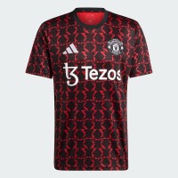 25-26 Manchester United Men's Pre Match Soccer Jersey 