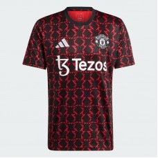 25-26 Manchester United Men's Pre Match Soccer Jersey 