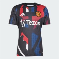 24-25 Manchester United Men's Pre Match Soccer Jersey 