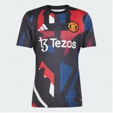 24-25 Manchester United Men's Pre Match Soccer Jersey 