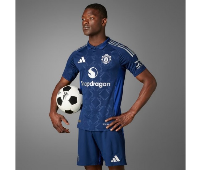 24-25 Manchester United Mens Away Authentic Soccer Jersey 