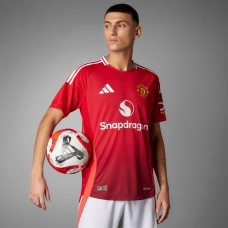 24-25 Manchester United Mens Home Authentic Jersey