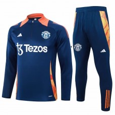 24-25 Manchester United FC Mens Navy Training Technical Tracksuit