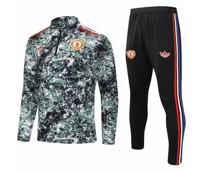 24-25 Manchester United FC Mens Stone Roses Training Technical Tracksuit