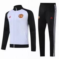 Manchester United Presentation Football Tracksuit White 2021