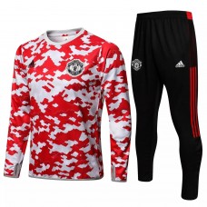 2021-22 Manchester United Red Training Technical Soccer Tracksuit