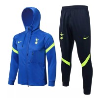 2021-22 Tottenham Hotspur Blue Hooded Presentation Tracksuit
