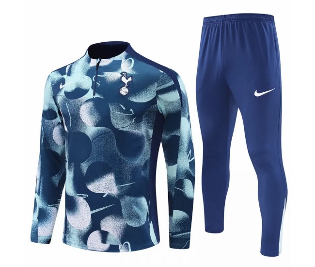 24-25 Tottenham Hotspur Mens Blue Training Technical Tracksuit